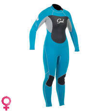 Gul Mujer Respuesta 4/3 Mm De Puntada Invisible Vapor Traje 2015 - Turquesa / Plata