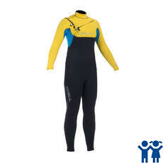 Gul Júnior Respuesta Cz 3 / 2Mm Puntada Invisible Traje 2015 - Negro / Amarillo