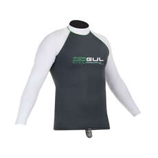 Gul Riva Manga Larga Para Hombre Rashguard 2015 - Bronce / Blanco