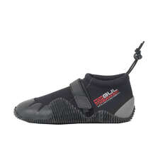 Gul Strapped Power Slippers 3Mm Wetsuit Shoes - Negro / Gris Gul Strapped Power Slippers 3Mm Wetsuit Shoes - Negro / Gris