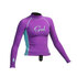 Gul Surf Júnior Chicas Manga Larga Rashguard - Iris / Glaciar