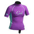 Gul Surf Júnior Chicas Manga Corta Rashguard - Iris / Glaciar