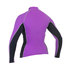 Gul Swami Para Mujer De Manga Larga Rashguard - Iris / Negro
