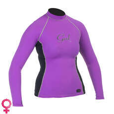 Gul Swami Para Mujer De Manga Larga Rashguard - Iris / Negro Gul Swami Para Mujer De Manga Larga Rashguard - Iris / Negro