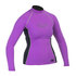 Gul Swami Para Mujer De Manga Larga Rashguard - Iris / Negro