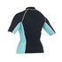 Gul Swami Para Mujer De Manga Corta Rashguard - Negro / Glaciar
