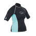 Gul Swami Para Mujer De Manga Corta Rashguard - Negro / Glaciar