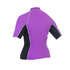 Gul Swami Para Mujer De Manga Corta Rashguard - Iris / Negro