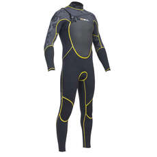 Gul Veneno 543 Costuras Steamer Traje 2014 - Negro / Yel