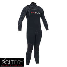 Gul Viper 3 / 2Mm De Puntada Invisible Vapor Traje 2015 - Negro