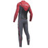 Gul Viper 5/3 Mm Puntada Invisible Para Hombre Traje De Vapor - Gris / Rojo