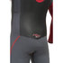 Gul Viper 5/3 Mm Puntada Invisible Para Hombre Traje De Vapor - Gris / Rojo