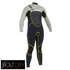 Gul Veneno 3/2 T2 Sin Costuras Vapor Traje 2014 - Negro / Gris