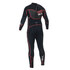 Gul Vortex 3 / 2Mm De Puntada Invisible Vapor Traje 2015 - Negro / Rojo