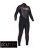 Gul Vortex 3 / 2Mm De Puntada Invisible Vapor Traje 2015 - Negro / Rojo