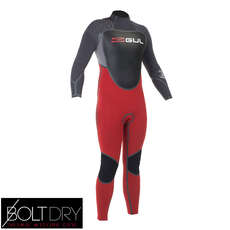 Gul Vortex 3 / 2Mm De Puntada Invisible Vapor De Traje De 2015 - Rojo / Gris Oscuro