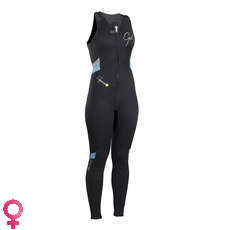 Gul Ladies Response 3Mm Fl Long Jane Wetsuit - Negro / Líneas Gul Ladies Response 3Mm Fl Long Jane Wetsuit - Negro / Líneas