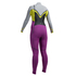 Gul Mujeres Viper 3/2 Bs En El Pecho Con Cremallera Traje - Mulberry / Gris