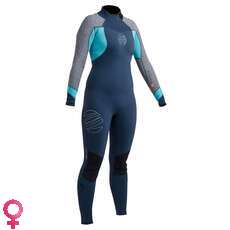 Gul Mujeres Respuesta Fx 3 / 2Mm Blindstiched Traje - Azul Marino / Marl