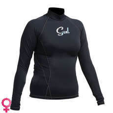 Gul Womens Swami F / L Manga Larga Rashguard - Negro Gul Womens Swami F / L Manga Larga Rashguard - Negro
