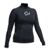 Gul Womens Swami F / L Manga Larga Rashguard - Negro