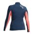 Gul Womens Swami F / L Manga Larga Rashguard - Navy / Coral