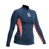 Gul Womens Swami F / L Manga Larga Rashguard - Navy / Coral