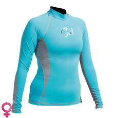 Gul Womens Swami F / Manga L Long Rashguard - Turquesa / Marl Gul Womens Swami F / Manga L Long Rashguard - Turquesa / Marl