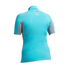 Gul Womens Swami F / L Manga Corta Rashguard - Turquesa / Marl
