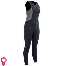 Gul Mujeres Respuesta 3 / 2Mm Flatlock Larga Traje De Jane - Negro
