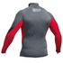 Gul Xola Flatlock Manga Larga Rashguard - Ash / Rojo
