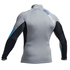 Gul Xola Flatlock Manga Larga Rashguard - Marl / Negro