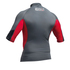 Gul Xola Flatlock Manga Corta Rashguard - Ash / Rojo