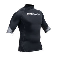 Gul Xola Flatlock Manga Corta Rashguard - Negro Gul Xola Flatlock Manga Corta Rashguard - Negro