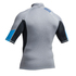 Gul Xola Flatlock Manga Corta Rashguard - Marl / Negro