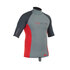 Gul Xola Para Hombre De Manga Corta Lycra 2015 - Gris Oscuro / Rojo