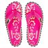 Chanclas De Lona Para Mujer Gumbies Islander - Pink Hibiscus