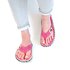 Chanclas De Lona Para Mujer Gumbies Islander - Pink Hibiscus