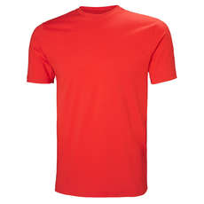 Camiseta Con Cuello Redondo Helly Hansen - Rojo Alerta
