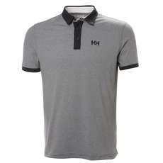 Helly Hansen Fjord Polo - Micro Rayas Azul Marino