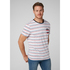 Camiseta De Helly Hansen Fjord - Navy Faded Stripes