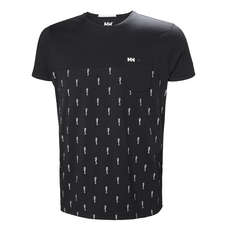 Camiseta Helly Hansen Fjord - Seahorses Azul Marino