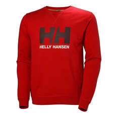 Suéter Con Cuello Redondo Y Logotipo Hh De Hansen Hh - Bandera Roja