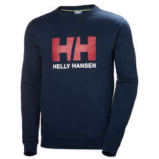 Suéter Con Cuello Redondo Con Logo Hh De Hansen - Azul Marino