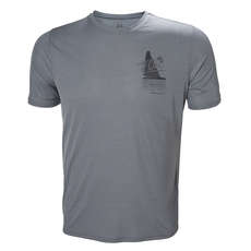 Camiseta De Circunnavegación Helly Hansen Hp - Gris Mélange