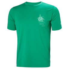 Camiseta De Carreras Helly Hansen Hp - Pepper Green