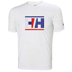 Camiseta De Carreras Helly Hansen Hp - Blanco