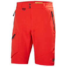 Pantalones Cortos De Softshell Helly Hansen Hp - Rojo Alerta