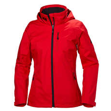 Chaqueta Con Capucha Y Capa Intermedia Helly Hansen Para Mujer - Rojo Alerta