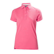 Helly Hansen Womens Crew Pique 2 Polo - Azalea Pink Helly Hansen Womens Crew Pique 2 Polo - Azalea Pink